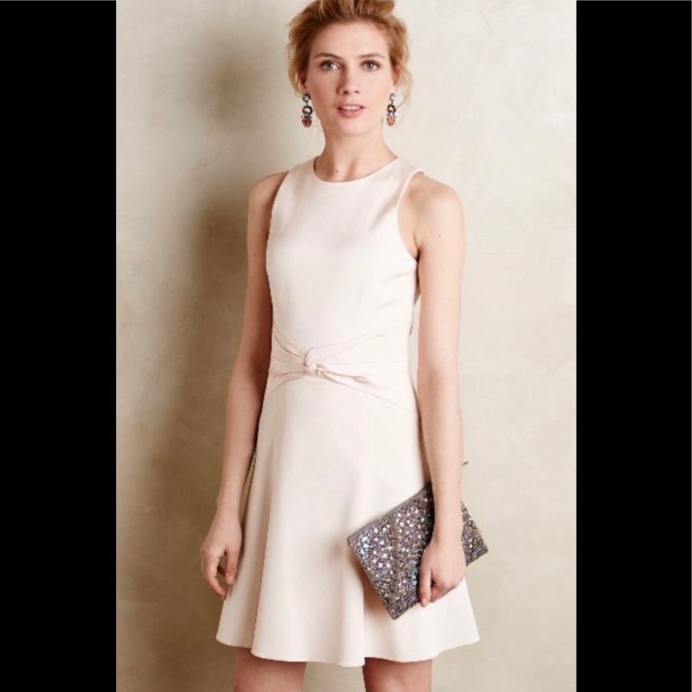 Anthropologie Faille knot Dress, Small